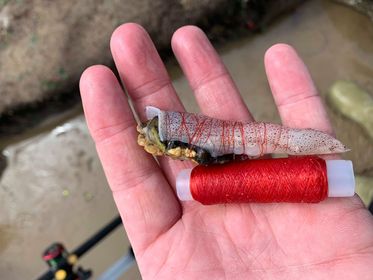 Bait Elastic Threads for Fishing RED
